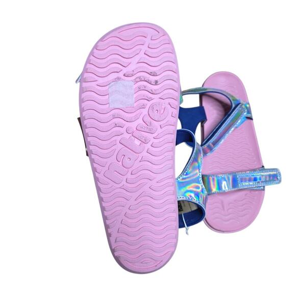 Native Charley Hologram Girl's Sandal Size: J3 - Picture 2 of 3